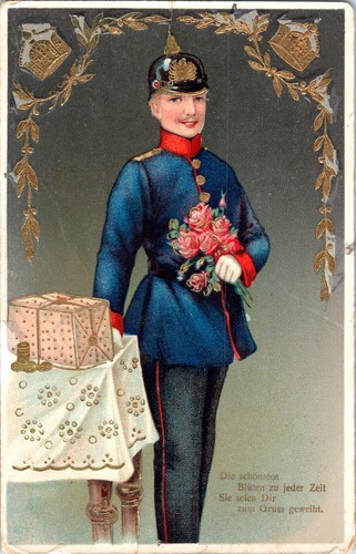 Ww1 german feldpost soldier - ww1,