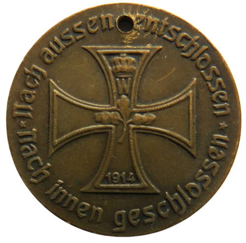 Deutsche medaille weltkrieg - deutsche, 1.