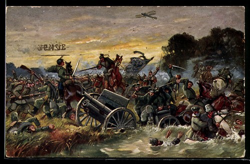 German künstler ak - ww, künstler-ak