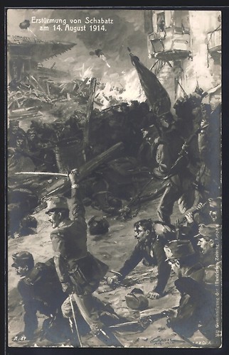 German künstler ak - german, ww