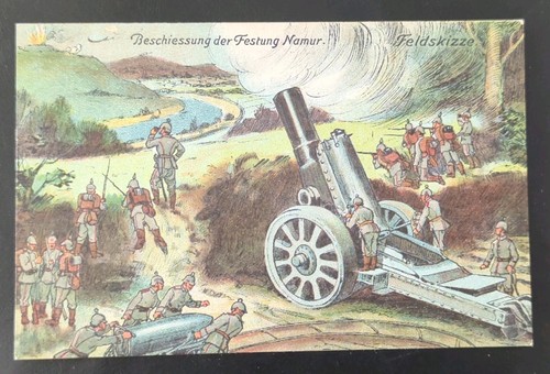 Ww1 1914 german namur - namur, belgium