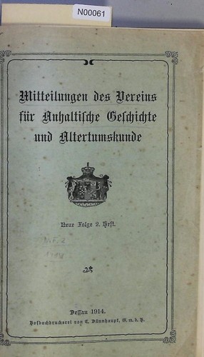 Mitteilungen des vereins für - vereins,