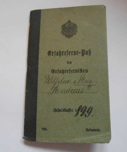 Deutsches wehrdienstbuch - deutsches,