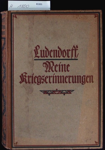 Meine kriegserinnerungen - meine,