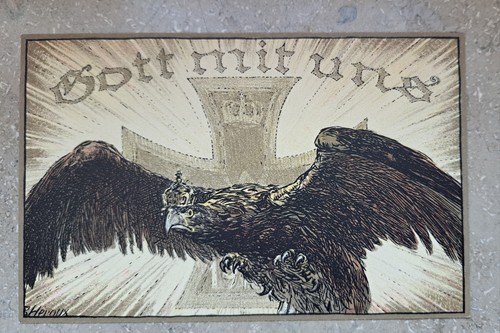 Antique german postcard - antique,